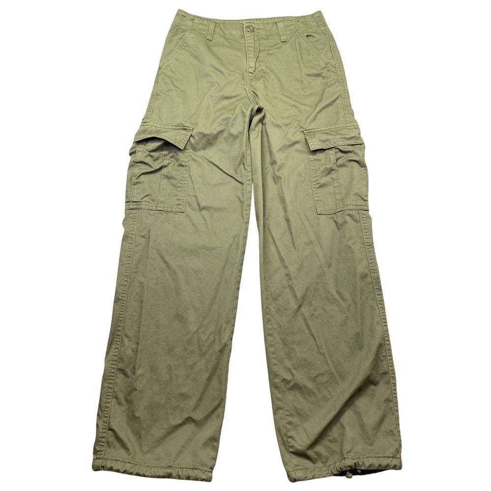 Levis 94 Baggy Cargo Pants Olive Green Sz 26 A4707-0002 Utility Streetwear